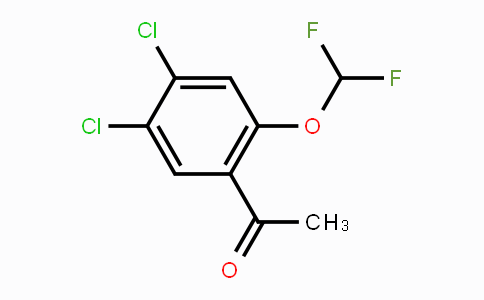 CAS No. 1807057-97-1, 4',5'-Dichloro-2'-(difluoromethoxy)acetophenone