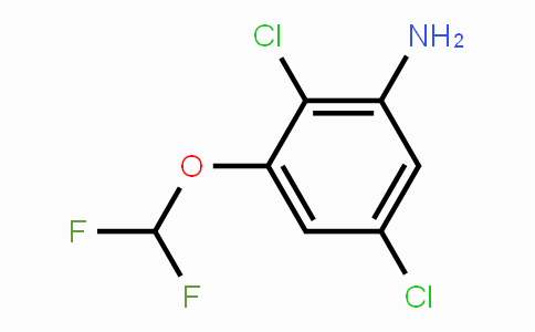 CAS No. 1806274-66-7, 2,5-Dichloro-3-(difluoromethoxy)aniline