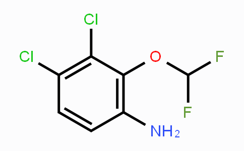 CAS No. 1805123-94-7, 3,4-Dichloro-2-(difluoromethoxy)aniline