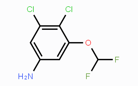 CAS No. 1803786-89-1, 3,4-Dichloro-5-(difluoromethoxy)aniline