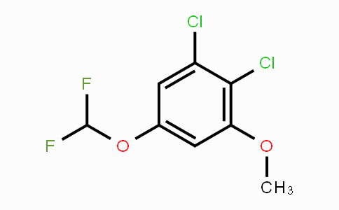 CAS No. 1803817-61-9, 2,3-Dichloro-5-(difluoromethoxy)anisole