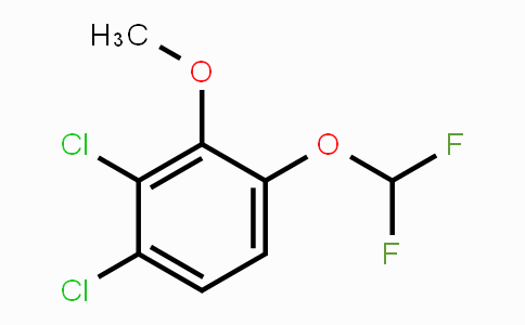 CAS No. 1806274-85-0, 2,3-Dichloro-6-(difluoromethoxy)anisole