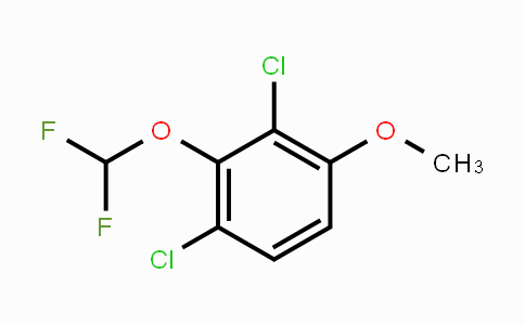 CAS No. 1806321-26-5, 2,4-Dichloro-3-(difluoromethoxy)anisole