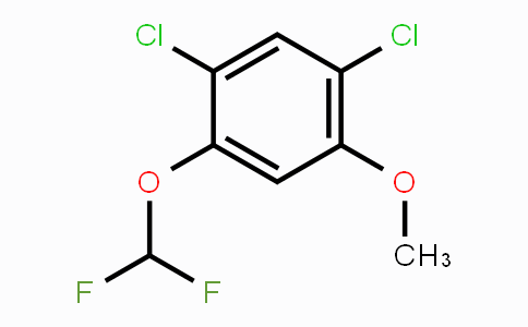 CAS No. 1806300-99-1, 2,4-Dichloro-5-(difluoromethoxy)anisole