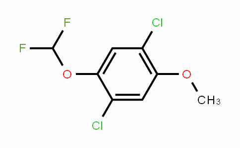 CAS No. 1803712-00-6, 2,5-Dichloro-4-(difluoromethoxy)anisole