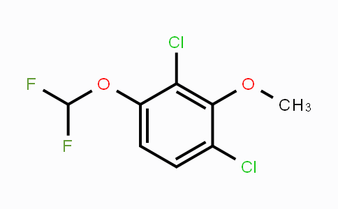 CAS No. 1803817-64-2, 2,6-Dichloro-3-(difluoromethoxy)anisole