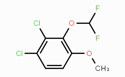 CAS No. 1806321-35-6, 3,4-Dichloro-2-(difluoromethoxy)anisole