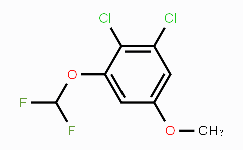 CAS No. 1807058-28-1, 3,4-Dichloro-5-(difluoromethoxy)anisole