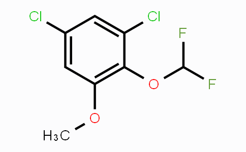 CAS No. 1804516-01-5, 3,5-Dichloro-2-(difluoromethoxy)anisole