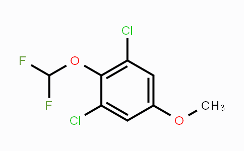 CAS No. 1804936-54-6, 3,5-Dichloro-4-(difluoromethoxy)anisole