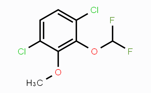 CAS No. 1806296-34-3, 3,6-Dichloro-2-(difluoromethoxy)anisole