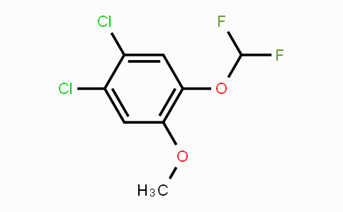 CAS No. 1807035-72-8, 4,5-Dichloro-2-(difluoromethoxy)anisole