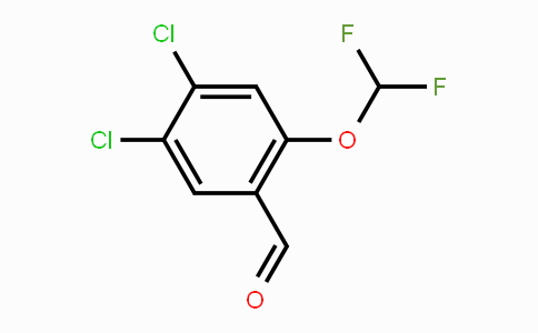 CAS No. 1803787-21-4, 4,5-Dichloro-2-(difluoromethoxy)benzaldehyde