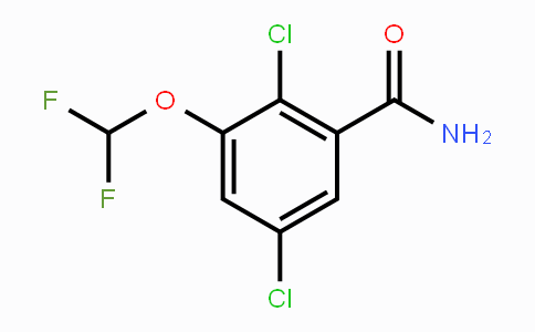 CAS No. 1805124-08-6, 2,5-Dichloro-3-(difluoromethoxy)benzamide