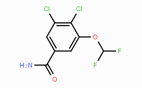 CAS No. 1806301-15-4, 3,4-Dichloro-5-(difluoromethoxy)benzamide