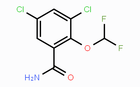 CAS No. 1803830-88-7, 3,5-Dichloro-2-(difluoromethoxy)benzamide
