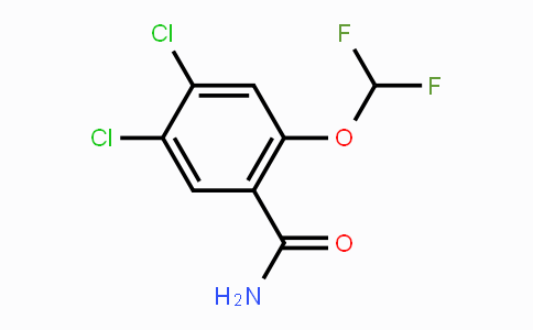 CAS No. 1803787-44-1, 4,5-Dichloro-2-(difluoromethoxy)benzamide