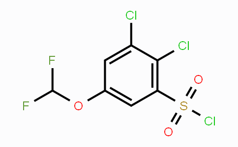 CAS No. 1804936-65-9, 2,3-Dichloro-5-(difluoromethoxy)benzenesulfonyl chloride
