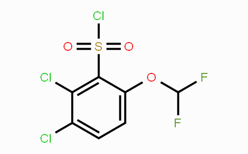 CAS No. 1807058-51-0, 2,3-Dichloro-6-(difluoromethoxy)benzenesulfonyl chloride