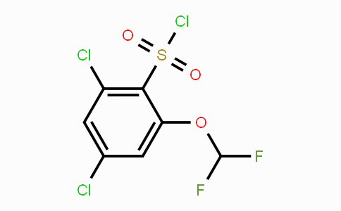 CAS No. 1807036-14-1, 2,4-Dichloro-6-(difluoromethoxy)benzenesulfonyl chloride
