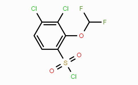 CAS No. 1805124-22-4, 3,4-Dichloro-2-(difluoromethoxy)benzenesulfonyl chloride
