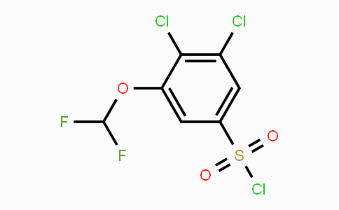 CAS No. 1807058-60-1, 3,4-Dichloro-5-(difluoromethoxy)benzenesulfonyl chloride