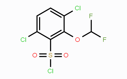 CAS No. 1803787-68-9, 3,6-Dichloro-2-(difluoromethoxy)benzenesulfonyl chloride