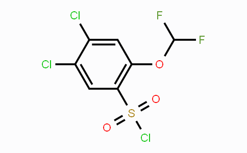 CAS No. 1803817-82-4, 4,5-Dichloro-2-(difluoromethoxy)benzenesulfonyl chloride