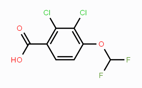 CAS No. 1807058-79-2, 2,3-Dichloro-4-(difluoromethoxy)benzoic acid