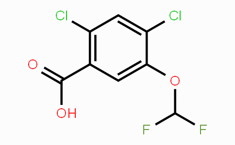 CAS No. 1803787-97-4, 2,4-Dichloro-5-(difluoromethoxy)benzoic acid