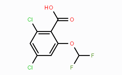 CAS No. 1805124-55-3, 2,4-Dichloro-6-(difluoromethoxy)benzoic acid