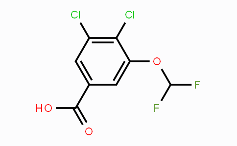 CAS No. 1807058-88-3, 3,4-Dichloro-5-(difluoromethoxy)benzoic acid