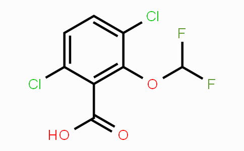 CAS No. 1803712-69-7, 3,6-Dichloro-2-(difluoromethoxy)benzoic acid