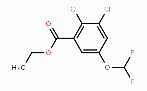 CAS No. 1805124-80-4, Ethyl 2,3-dichloro-5-(difluoromethoxy)benzoate