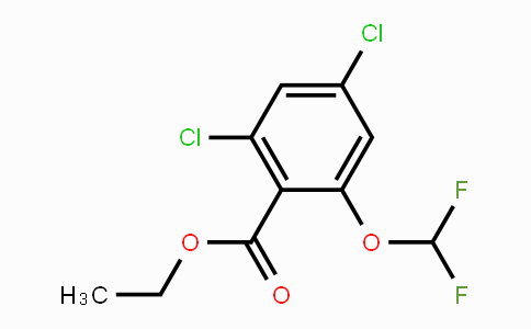 CAS No. 1803712-77-7, Ethyl 2,4-dichloro-6-(difluoromethoxy)benzoate
