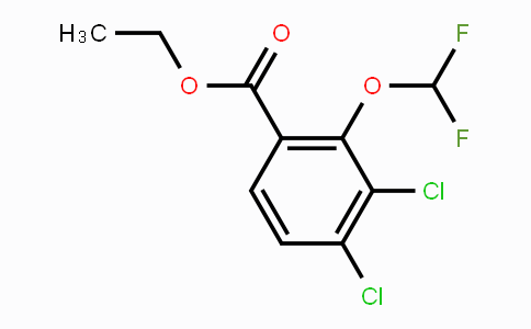 CAS No. 1807184-20-8, Ethyl 3,4-dichloro-2-(difluoromethoxy)benzoate