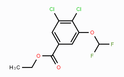 CAS No. 1806275-67-1, Ethyl 3,4-dichloro-5-(difluoromethoxy)benzoate