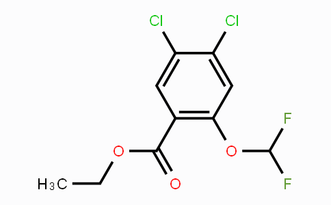 CAS No. 1805124-86-0, Ethyl 4,5-dichloro-2-(difluoromethoxy)benzoate