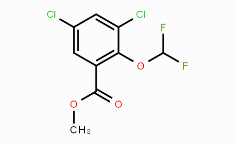 CAS No. 1806349-47-2, Methyl 3,5-dichloro-2-(difluoromethoxy)benzoate