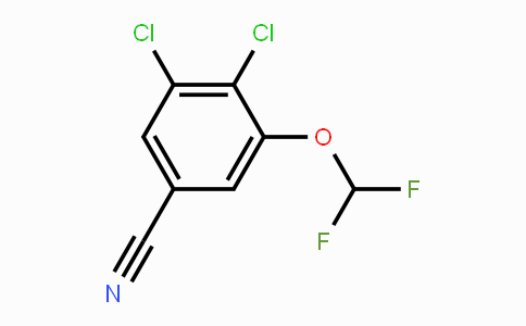 CAS No. 1804516-40-2, 3,4-Dichloro-5-(difluoromethoxy)benzonitrile