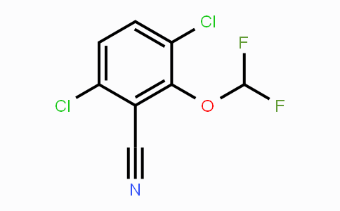 CAS No. 1803713-18-9, 3,6-Dichloro-2-(difluoromethoxy)benzonitrile
