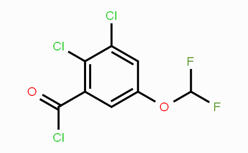 CAS No. 1807059-24-0, 2,3-Dichloro-5-(difluoromethoxy)benzoyl chloride
