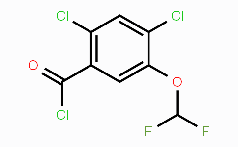 CAS No. 1806350-01-5, 2,4-Dichloro-5-(difluoromethoxy)benzoyl chloride