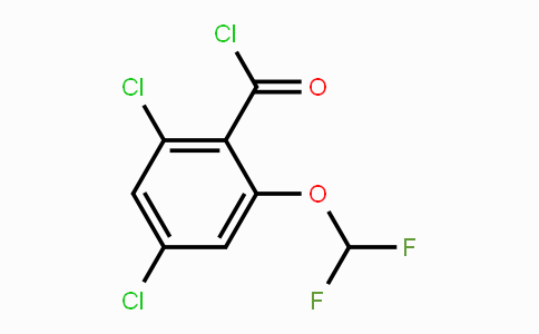 CAS No. 1807059-34-2, 2,4-Dichloro-6-(difluoromethoxy)benzoyl chloride