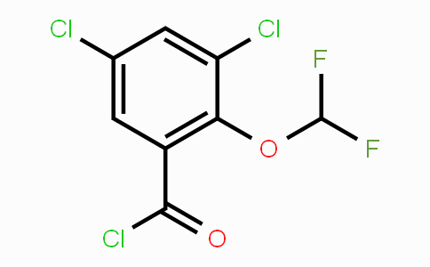 CAS No. 1807184-57-1, 3,5-Dichloro-2-(difluoromethoxy)benzoyl chloride