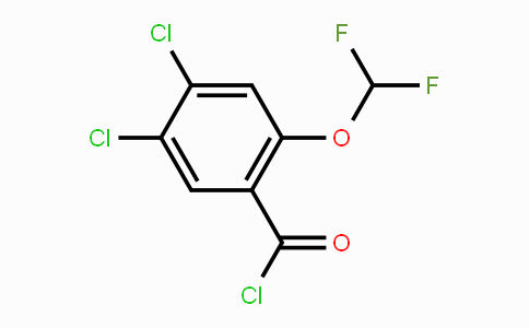 CAS No. 1806275-92-2, 4,5-Dichloro-2-(difluoromethoxy)benzoyl chloride