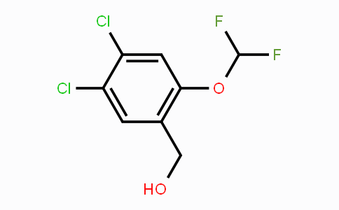 CAS No. 1807059-41-1, 4,5-Dichloro-2-(difluoromethoxy)benzyl alcohol