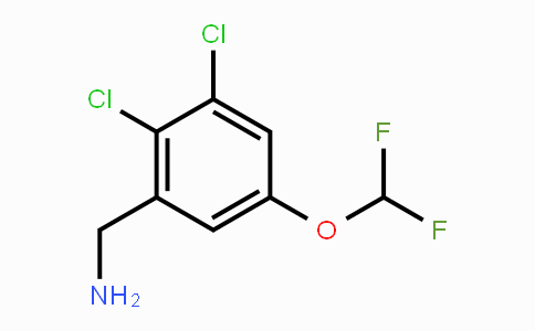 CAS No. 1803831-57-3, 2,3-Dichloro-5-(difluoromethoxy)benzylamine