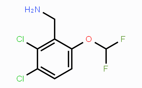 CAS No. 1807036-52-7, 2,3-Dichloro-6-(difluoromethoxy)benzylamine
