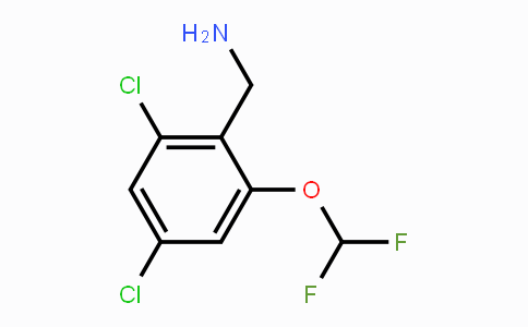 CAS No. 1804883-64-4, 2,4-Dichloro-6-(difluoromethoxy)benzylamine